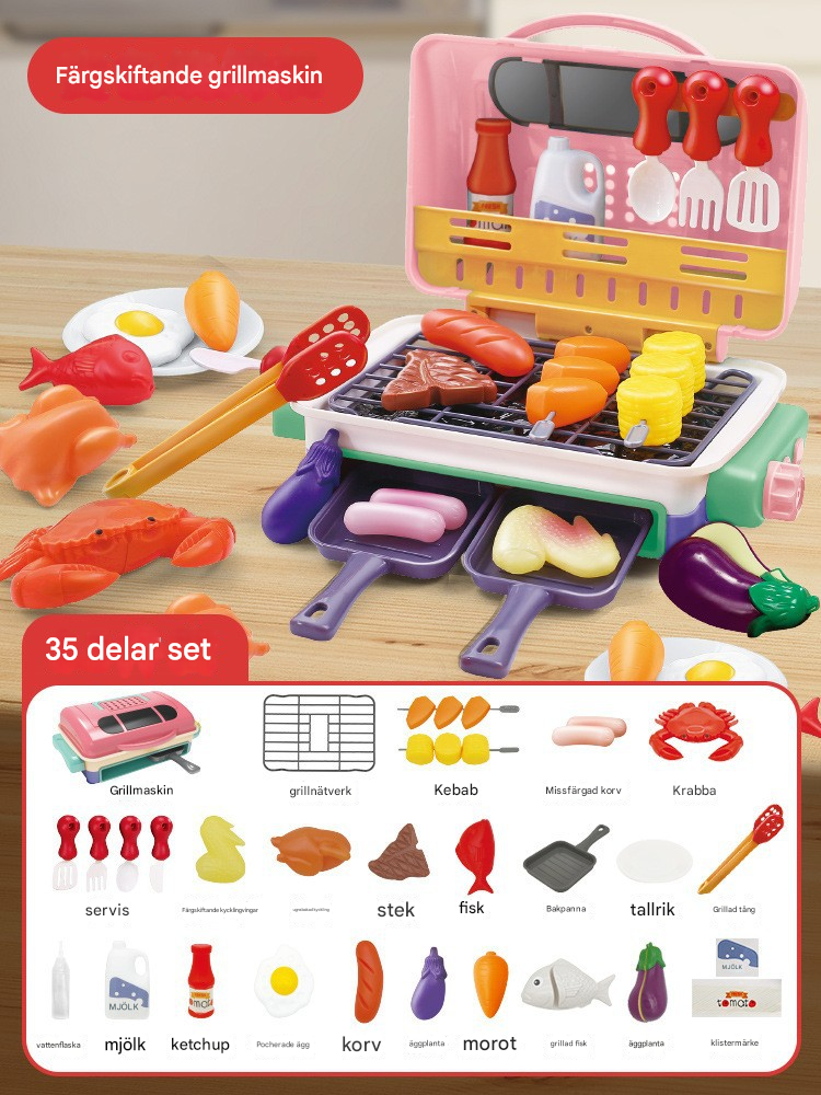 ❤️Barns BBQ-grillleksak