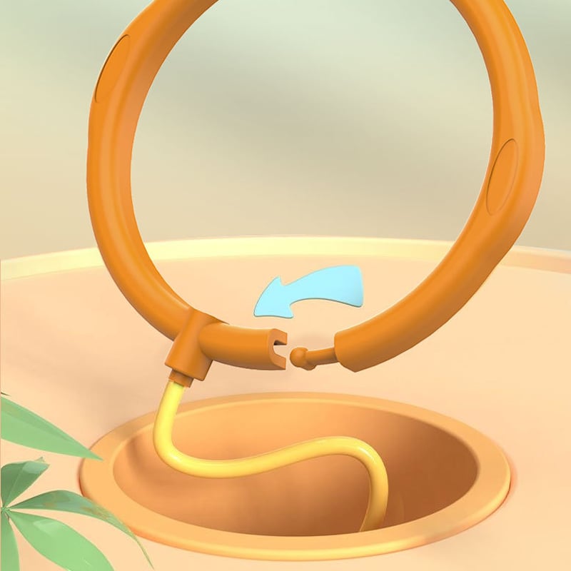 Glödande studsande boll