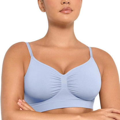 Dam Trådlös Sculpt Bh – Sömlös Bekväm Bralette, Utan Bygel, Perfekt för Vardagen