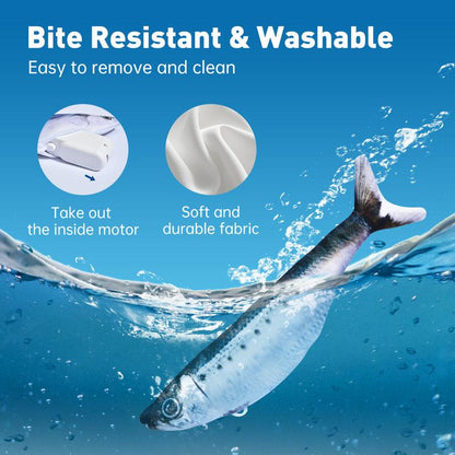 Realistiska floppande fiskkattleksaker