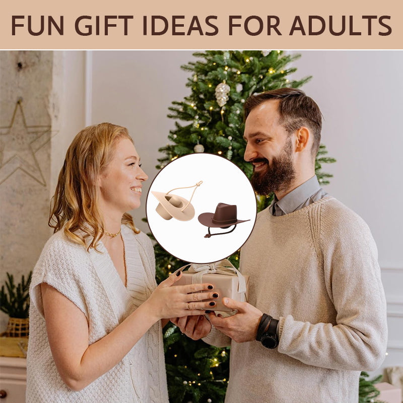 🤠🔥 【POPULÄRT】Rolig cowboyhatt-vinpropp - Håller vinet färskt + festhit!