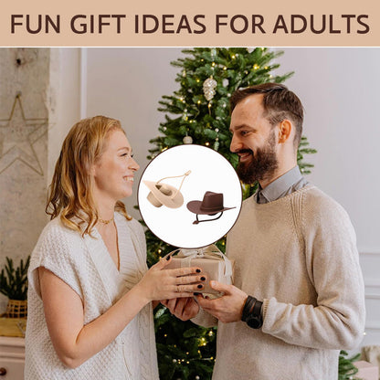 🤠🔥 【POPULÄRT】Rolig cowboyhatt-vinpropp - Håller vinet färskt + festhit!