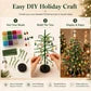 🎄✨ DIY-kit för julgran med pärlor – 🎅Skapa din egen glittrande juldeko – sverigeify