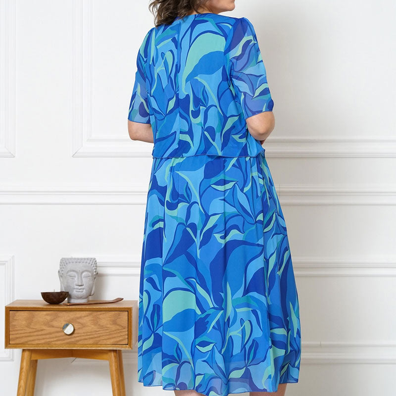 🌸🎉Vårens heta försäljning🎉Komfortabel och sofistikerad klänning