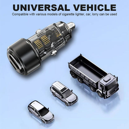 30W dubbla snabbladdningsportar för bilen – Smidig laddning på språng 🚗⚡