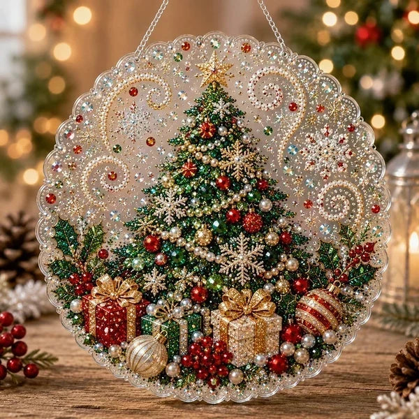 🎄Juleperler Diamantkunst Ophængningssæt | Holdbare Perlekugler 🎄