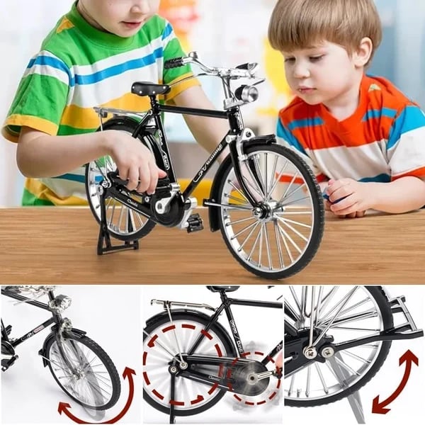 DIY Cykelmodellbyggsats - Detaljerad Skalmodell med Verktyg för Byggande och Utställning 🚴‍♂️🎁