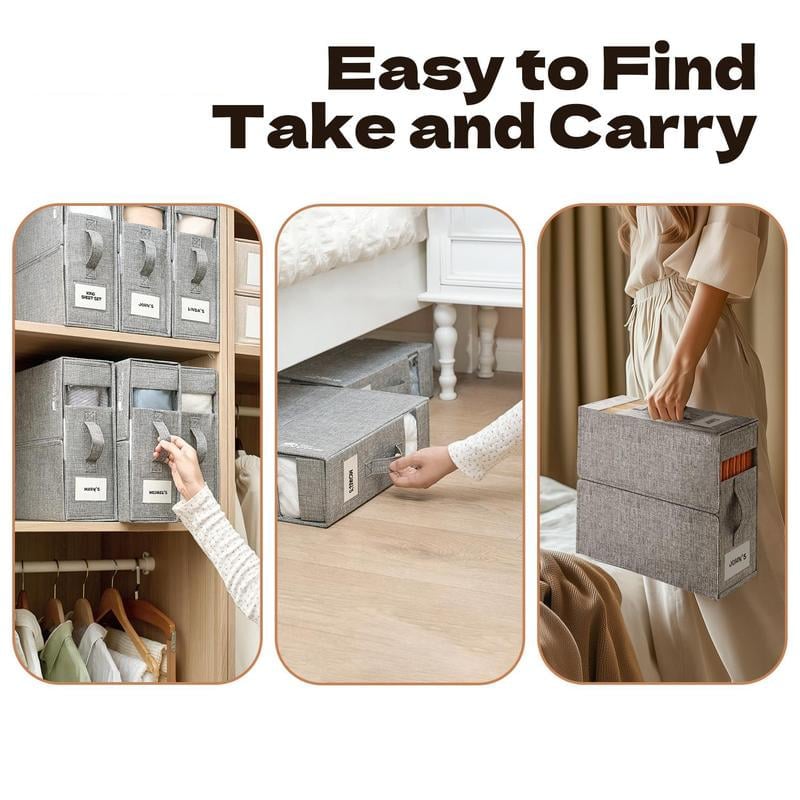 Multifunktionella förvaringspåsar Dammtät förvaringslåda för sängkläder, täcken och filtar