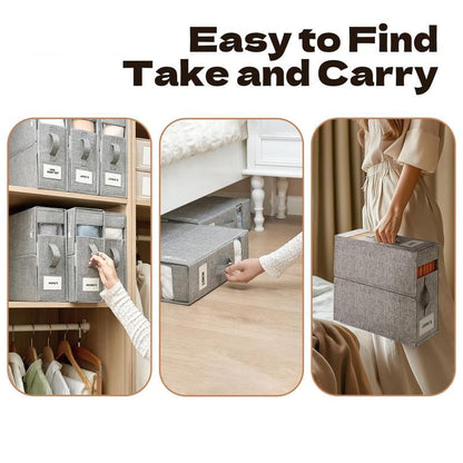 Multifunktionella förvaringspåsar Dammtät förvaringslåda för sängkläder, täcken och filtar