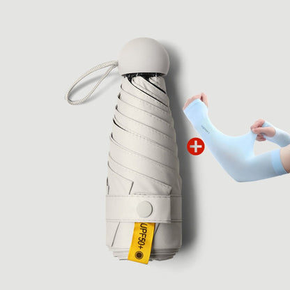 ☀️Bærbar kapselparaply med dobbelt formål