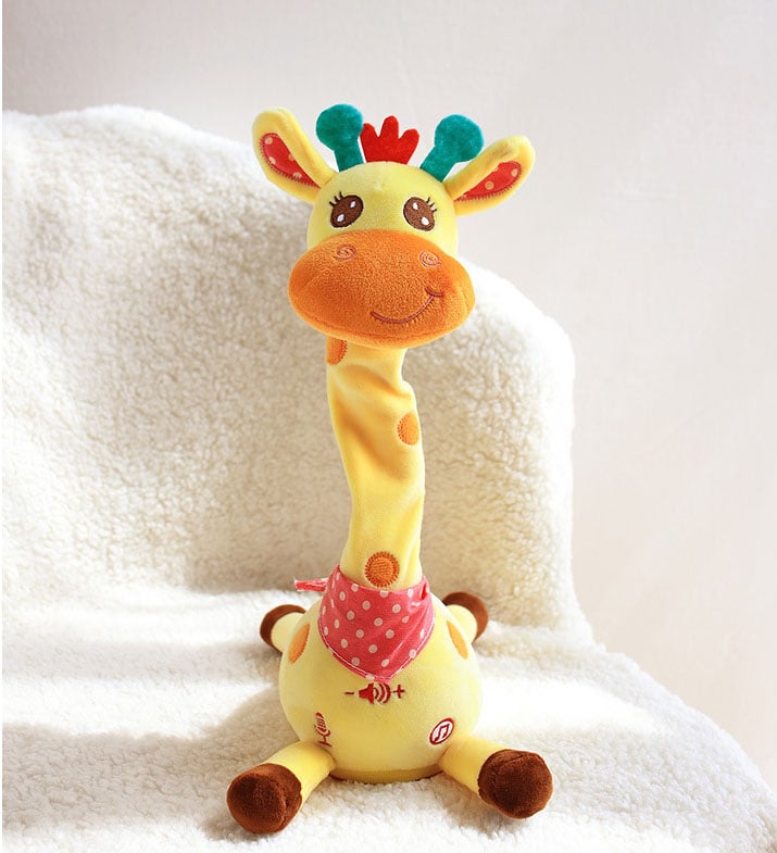 🎉 Bästsäljande musikalisk giraffleksak – Sjunger, dansar och upprepar vad du säger! 🦒🎵🗣️