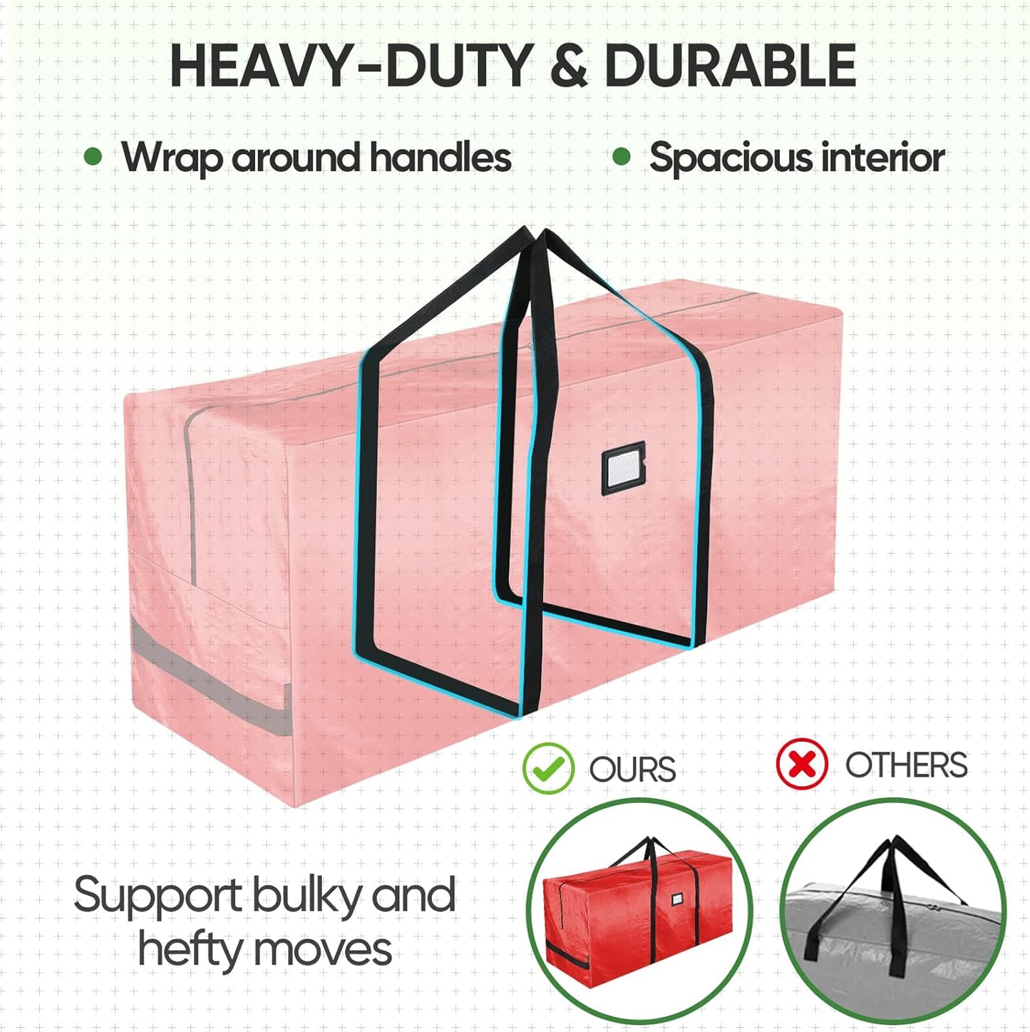 🔥Nyårserbjudande: 50 % RABATT🎉Hållbar, vattentät förvaringsväska för julgranar 🎄