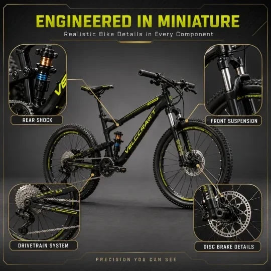 🚲Gør-det-selv-modelkit til mountainbike – Byg, udstil og saml