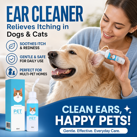 🐶🐱 Ear cleaner, Relieves itching in dogs & cats – kariney