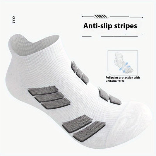 🧦Unisex No-Show-strumpor – Halkfria, andningsbara och perfekta för sport