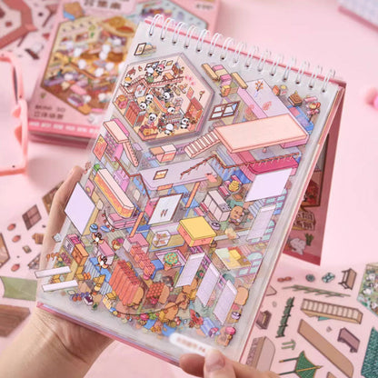 🌟Kreativitet möter lek🎨 Handgjorda klistermärken med stresslindrande motiv (Gratis pincett)