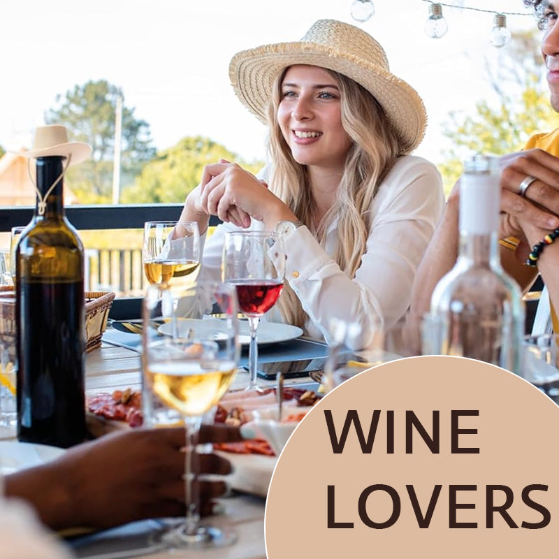 🤠🔥 【POPULÄRT】Rolig cowboyhatt-vinpropp - Håller vinet färskt + festhit!