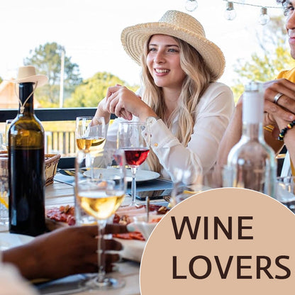 🤠🔥 【POPULÄRT】Rolig cowboyhatt-vinpropp - Håller vinet färskt + festhit!