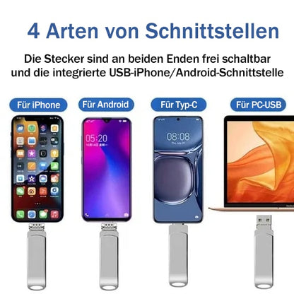 🔥Superdeal! 39% Rabatt! – 4-i-1 USB-minne för Mobil