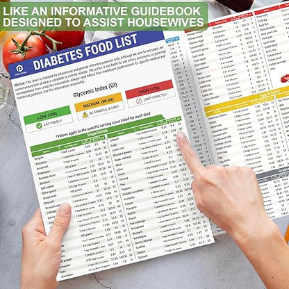 🔥Het försäljning 50 % RABATT🎁Lista över livsmedel för diabetiker och måltidsplanerare