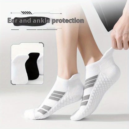 🧦Unisex No-Show-strumpor – Halkfria, andningsbara och perfekta för sport