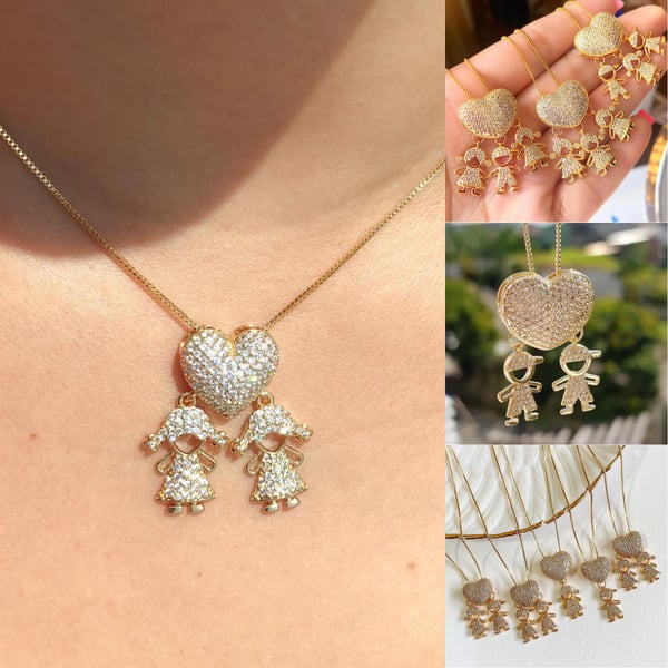 💖Kärlek och mina barn. - Mors kärlekshalsband🎁