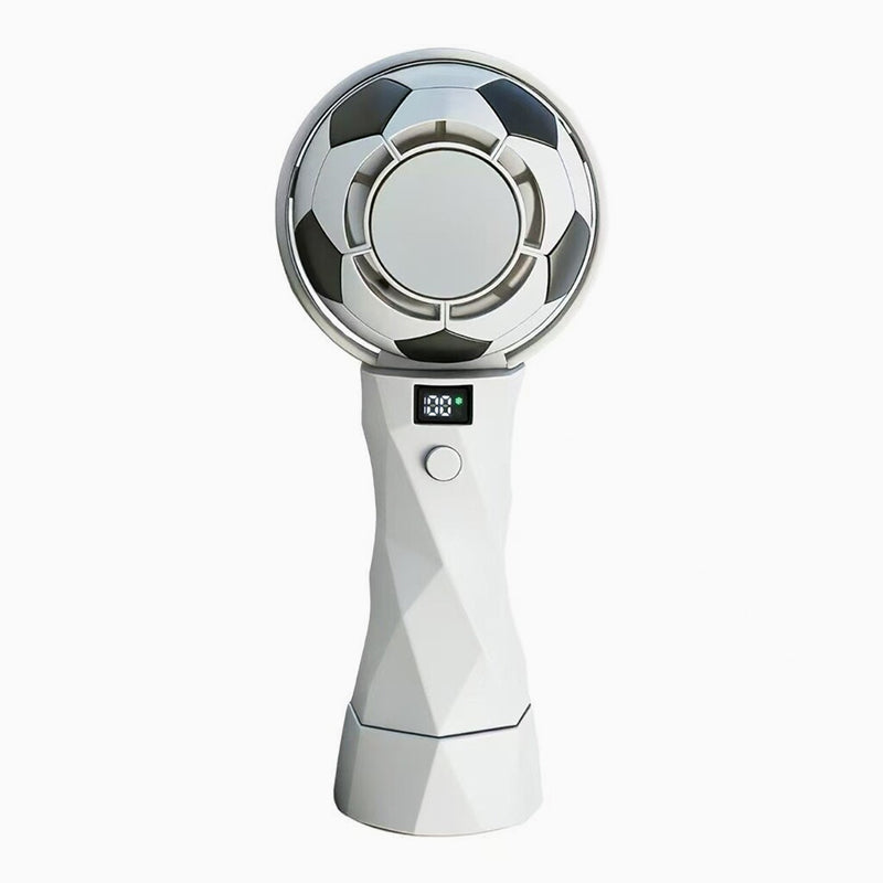 2026 Fodbold Håndholdt Køleventilator – Bærbar Turbo Genopladelig Mini Ventilato