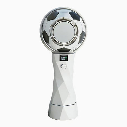 2026 Fodbold Håndholdt Køleventilator – Bærbar Turbo Genopladelig Mini Ventilato