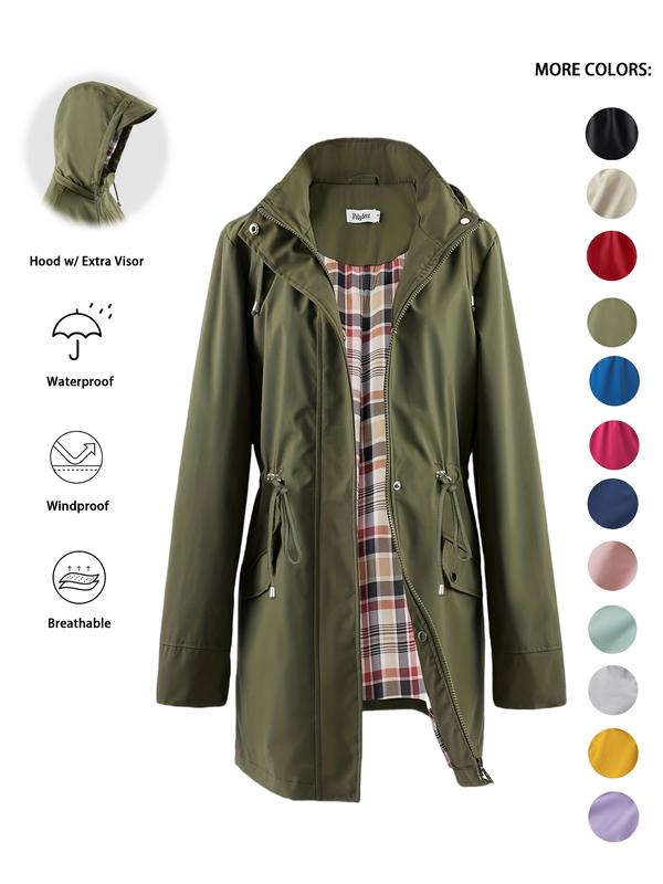 🧥💦Damechic. Let. Vandtæt jakke🍃 - Slip stil og holdbarhed løs i enhver storm