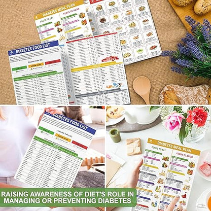 🔥Het försäljning 50 % RABATT🎁Lista över livsmedel för diabetiker och måltidsplanerare
