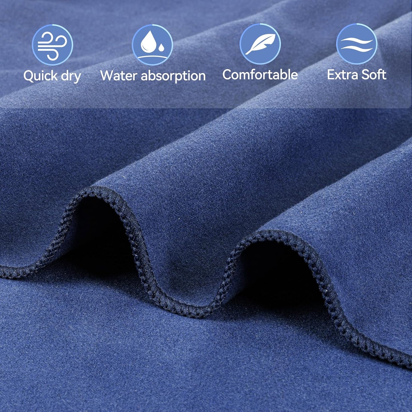 🌊Sun Lounger Handduk i väska med förvaringsfickor🌞