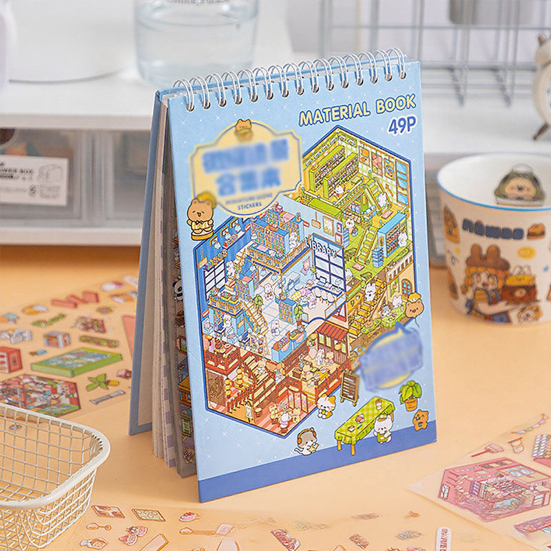 🌟Kreativitet möter lek🎨 Handgjorda klistermärken med stresslindrande motiv (Gratis pincett)