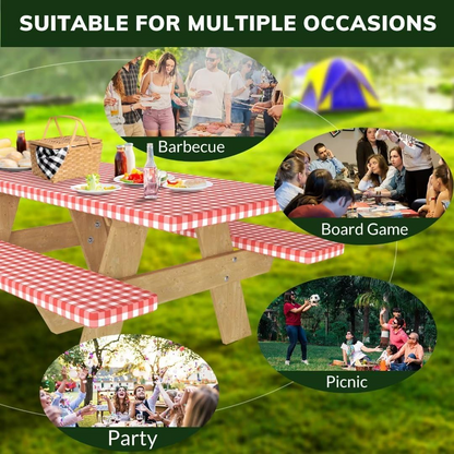 Kit för duk till picknickbord