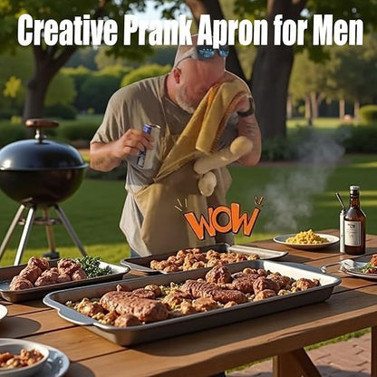 🔥 „Chefkok“-forklæde — den grillgave, ingen havde regnet med