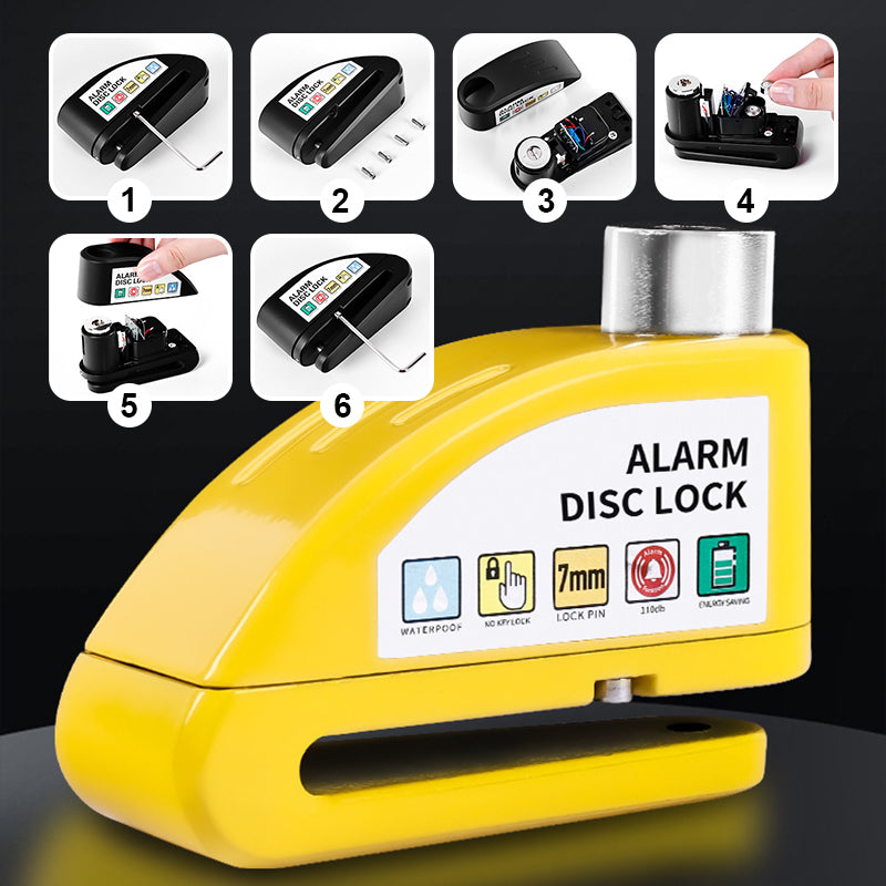 🔒 Motorcycle Anti-theft Alarm Disc Lock 🏍️The Ultimate Anti-Theft Lock – taechrixy