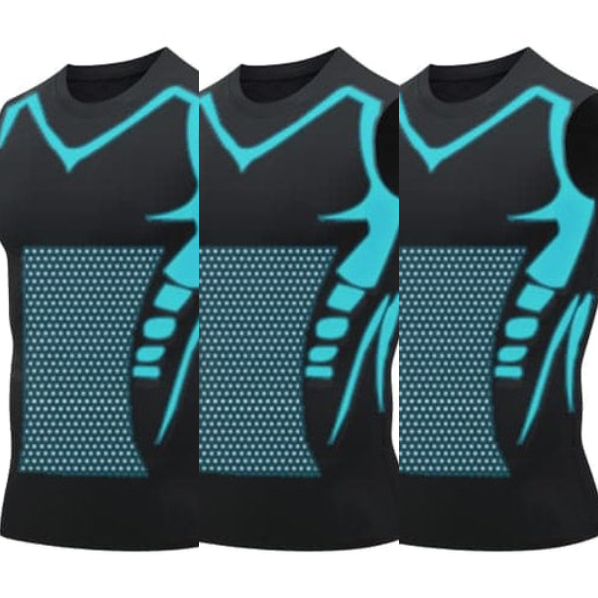 🔥Ionic Shaping Vest – Kompression og afkøling – Figurformende og ærmeløs – Usynlig under tøjet