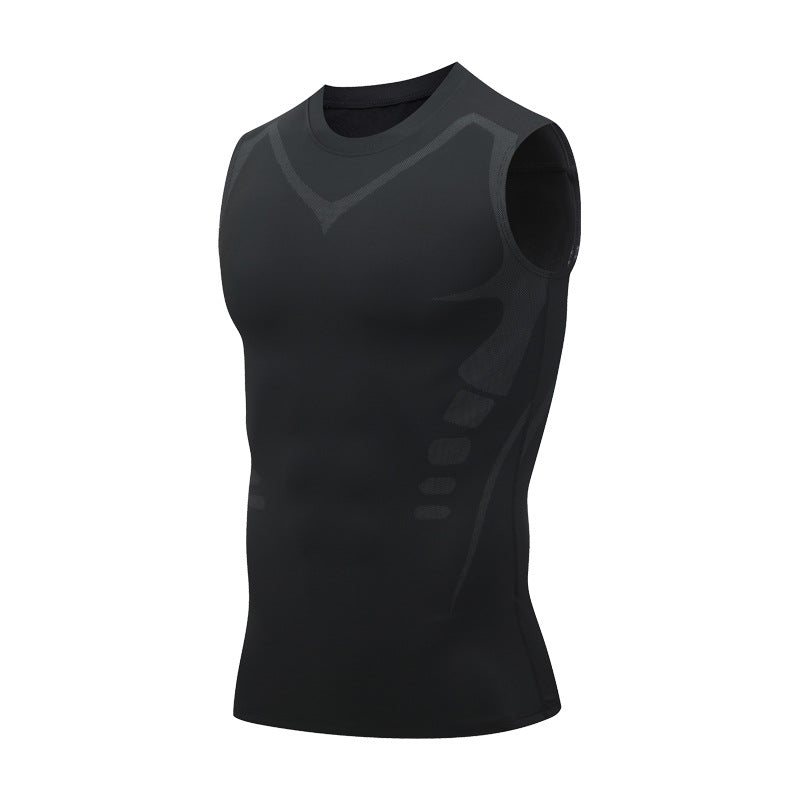🔥Ionic Shaping Vest – Kompression og afkøling – Figurformende og ærmeløs – Usynlig under tøjet
