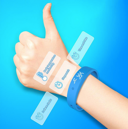⌚ 🏋️ SmartSense Smartband – Overvågning af fysisk aktivitet, puls og skridttæller – Ideel til fysisk aktivitet og sundhed i hverdagen