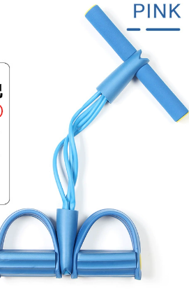 21 Fitnessmotståndsband - 4 Rörpedaler Fotledsavdragare