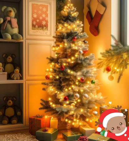 🎄✨Lyskæde med fyrværkeri-effekt af kobbertrå