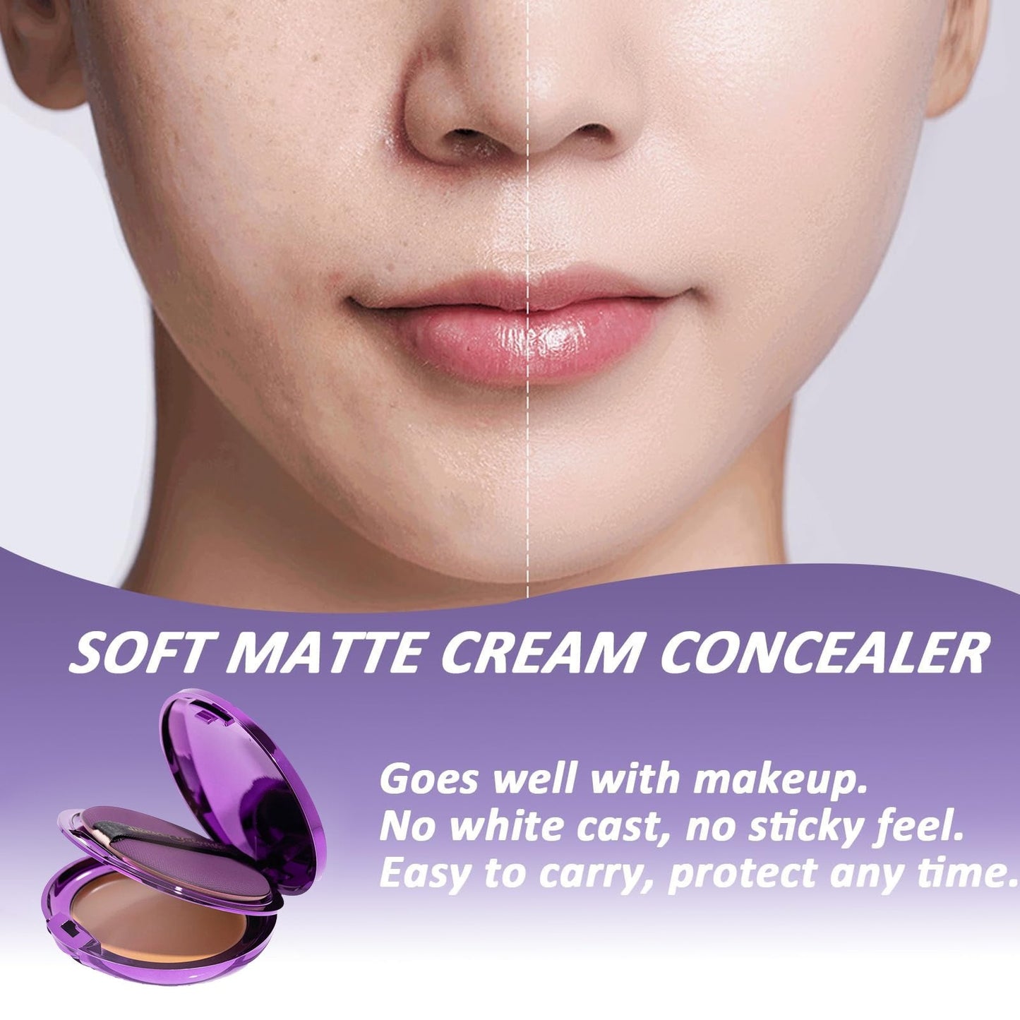 🔥 Sommarrea 🔥 Mjuk matt krämconcealer