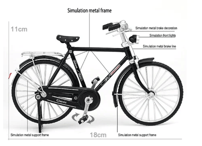 DIY Cykelmodellbyggsats - Detaljerad Skalmodell med Verktyg för Byggande och Utställning 🚴‍♂️🎁