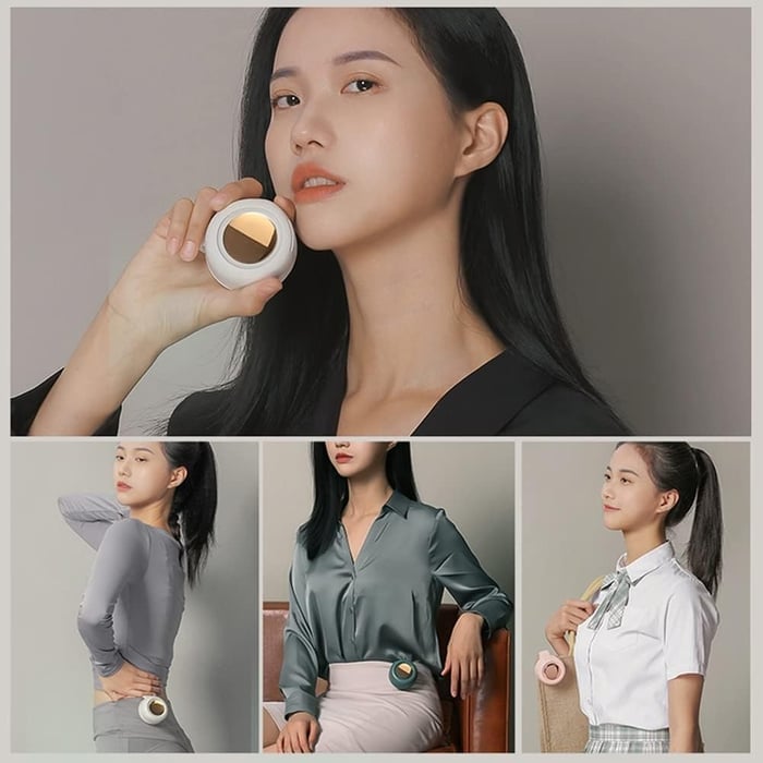 Bärbar tyst mini-bladlös elektrisk fläkt