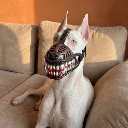 🐺 Halloween Monster Hundekostume Mundkurv – Uhyggeligt Latex Kæledyrsfesttilbehør🐺