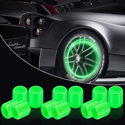 Lysande Night Rider-ventilkåpor