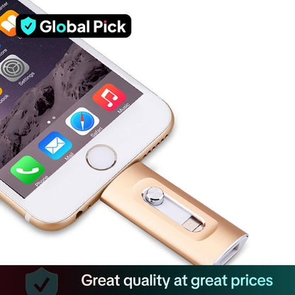 ⚡3-i-1-minne, bärbart höghastighets-USB 3.0-minne, OTG-minne med gratis typ-C-adapter för Android-telefoner/PC och fler enheter