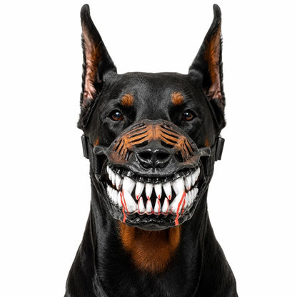 🐺 Halloween Monster Hundekostume Mundkurv – Uhyggeligt Latex Kæledyrsfesttilbehør🐺