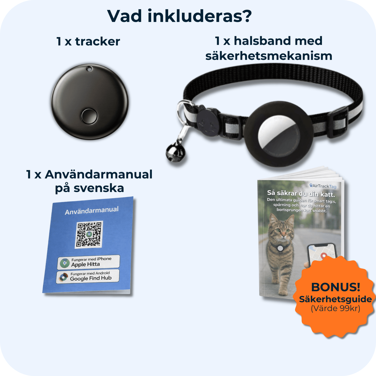AirTrackTag Kattpaket