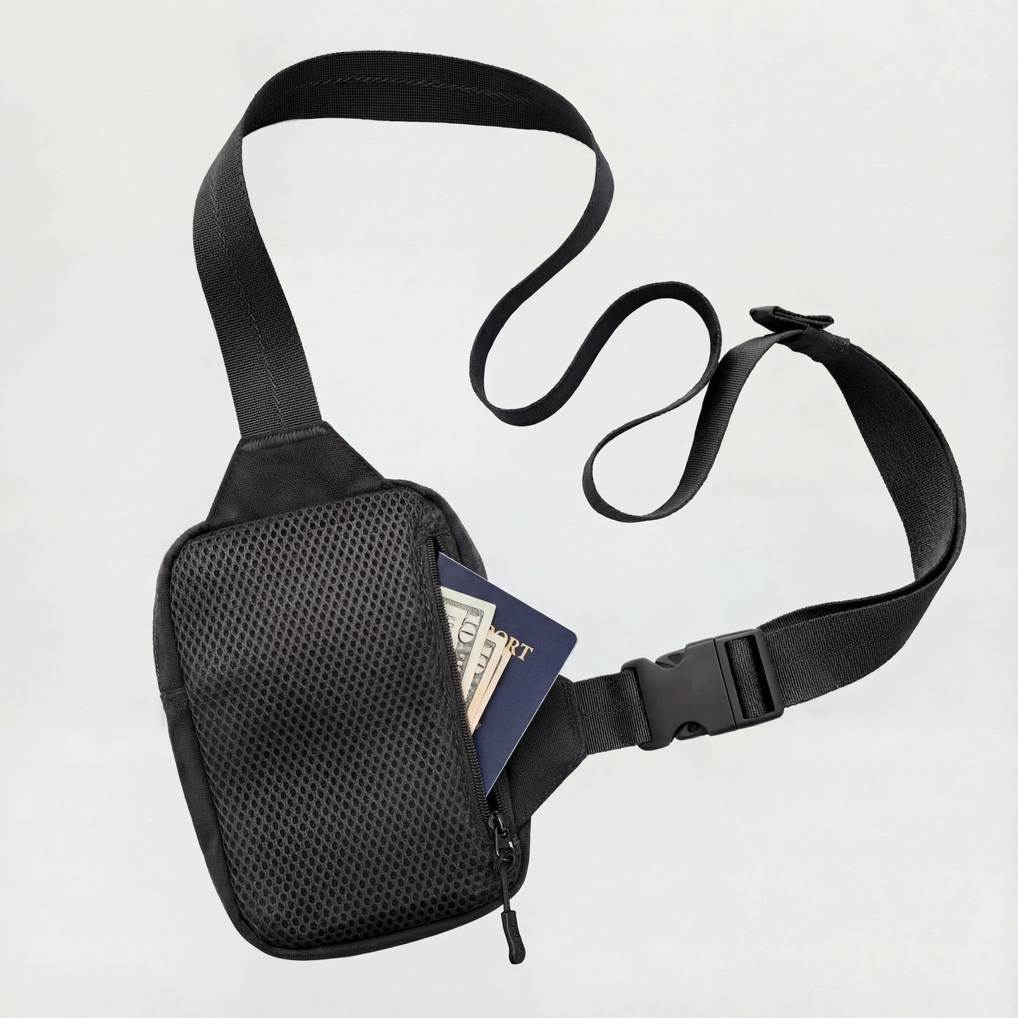 🎒 Opgraderet 2.0 rejsetaske med skulderrem | Tyverisikret design, 500D nylon, RFID-beskyttels