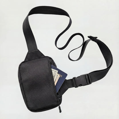 🎒 Opgraderet 2.0 rejsetaske med skulderrem | Tyverisikret design, 500D nylon, RFID-beskyttels